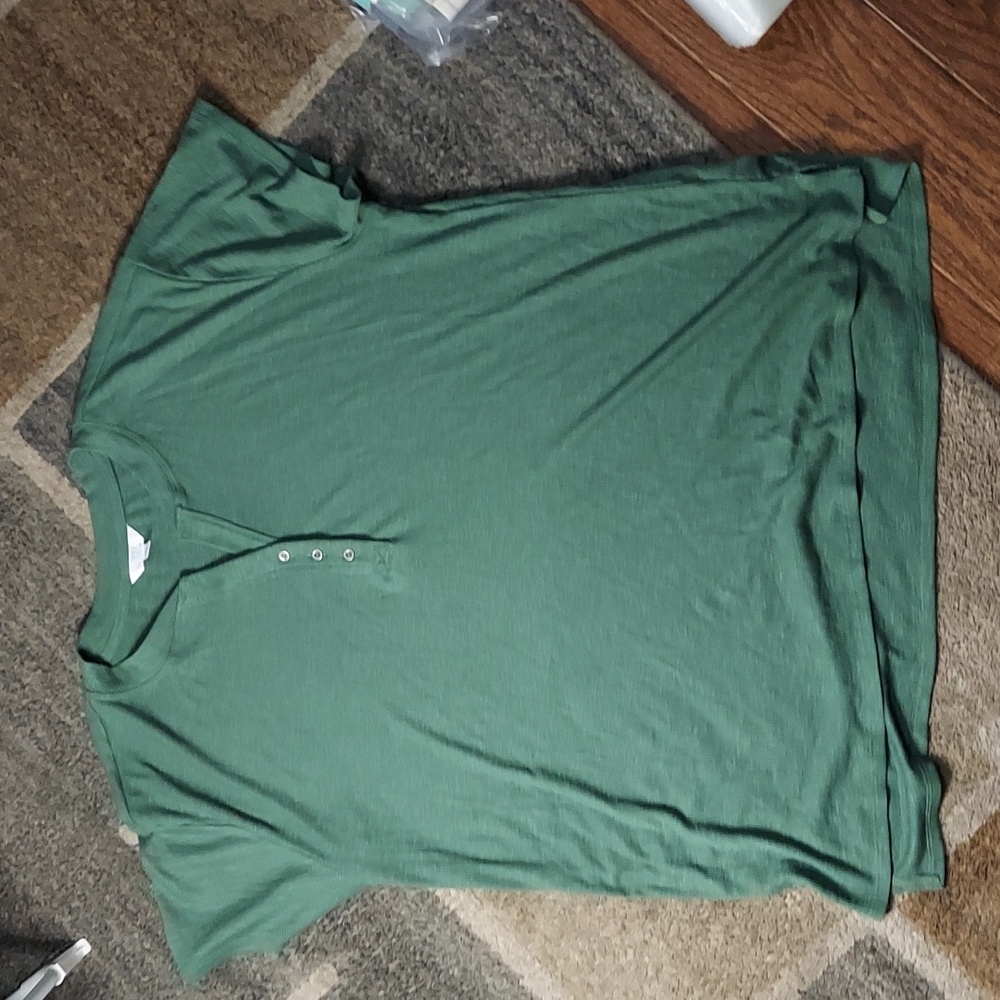 Time and Tru Casual Green Polo